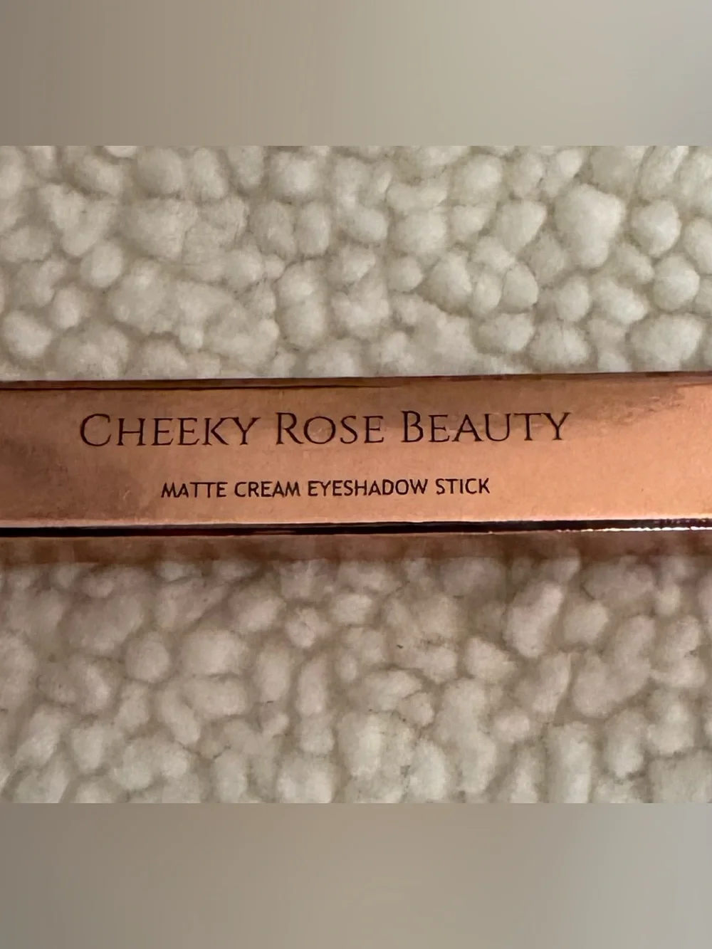 Matte Cream Eyeshadow Stick with Blending Brush - Dahlia by Cheeky Rose Beauty